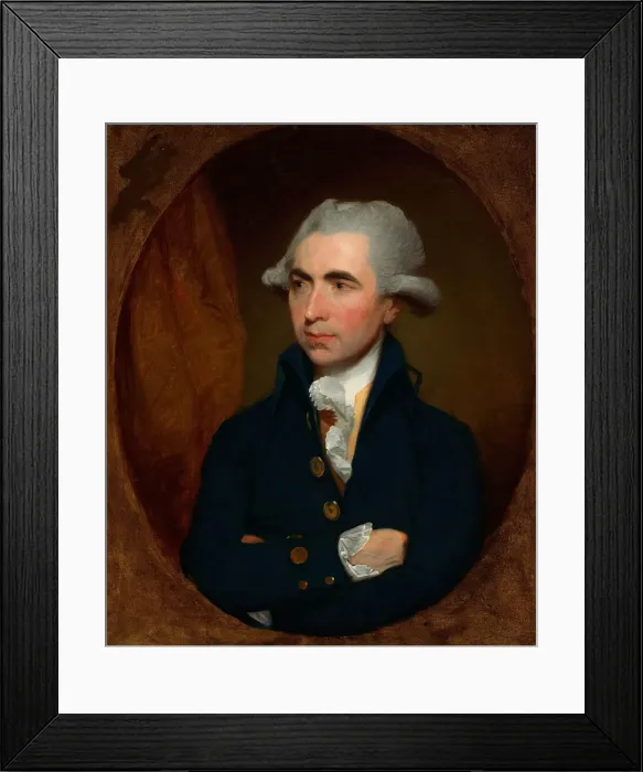 Framed Print : Luke White, c. 1787. Creator: Gilbert Stuart Framed Print : Luke White, c. 1787. Creator: Gilbert Stuart
