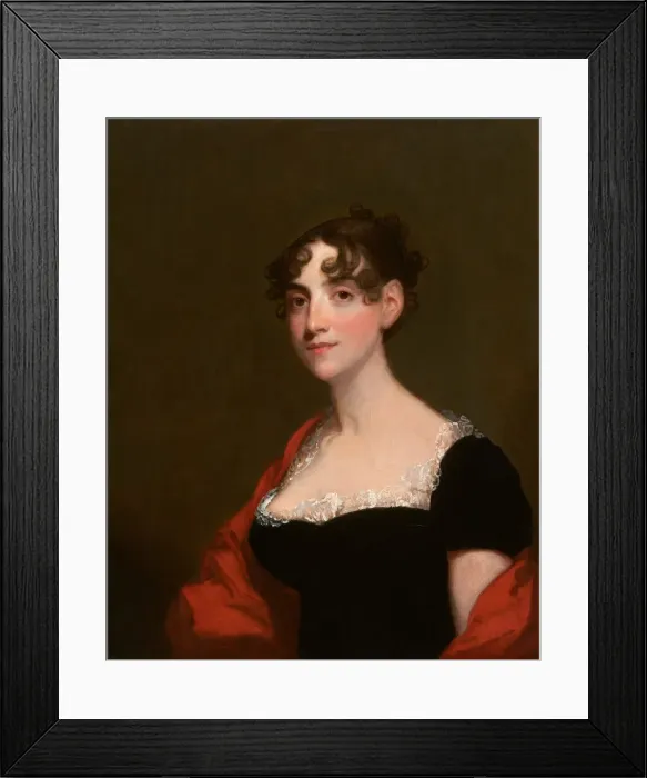 Framed Print : Ann Calvert Stuart Robinson (Mrs. William Robinson), c. 1804. Creator: Gilbert Stuart Framed Print : Ann Calvert Stuart Robinson (Mrs. William Robinson), c. 1804. Creator: Gilbert Stuart