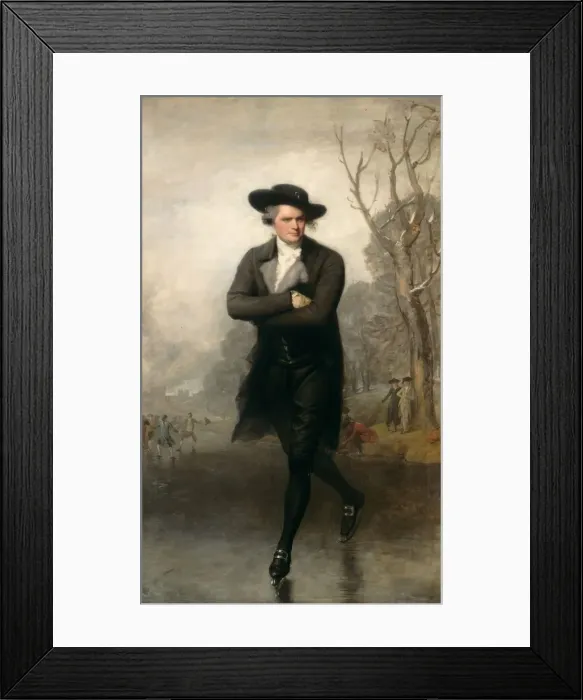 Framed Print : The Skater (Portrait of William Grant), 1782. Creator: Gilbert Stuart Framed Print : The Skater (Portrait of William Grant), 1782. Creator: Gilbert Stuart