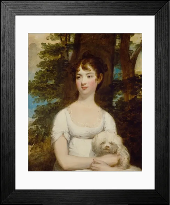 Framed Print : Mary Barry, 1803 / 1805. Creator: Gilbert Stuart Framed Print : Mary Barry, 1803 / 1805. Creator: Gilbert Stuart