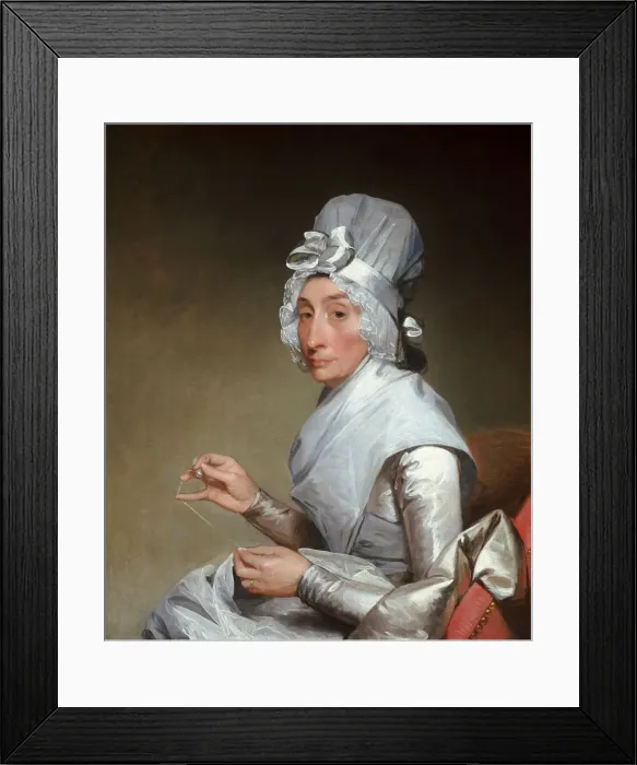 Framed Print : Catherine Brass Yates (Mrs. Richard Yates), 1793 / 1794. Creator: Gilbert Stuart Framed Print : Catherine Brass Yates (Mrs. Richard Yates), 1793 / 1794. Creator: Gilbert Stuart