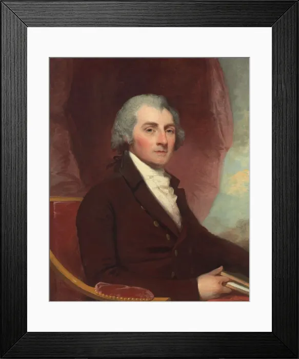 Framed Print : William Thornton, 1804. Creator: Gilbert Stuart Framed Print : William Thornton, 1804. Creator: Gilbert Stuart