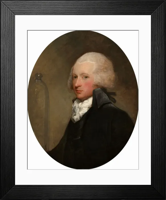 Framed Print : Dr. William Hartigan (?), c. 1793. Creator: Gilbert Stuart Framed Print : Dr. William Hartigan (?), c. 1793. Creator: Gilbert Stuart