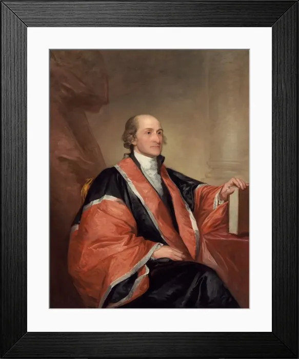 Framed Print : John Jay, 1794. Creator: Gilbert Stuart Framed Print : John Jay, 1794. Creator: Gilbert Stuart