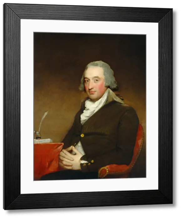 Framed Print : George Pollock, 1793 / 1794. Creator: Gilbert Stuart Framed Print : George Pollock, 1793 / 1794. Creator: Gilbert Stuart