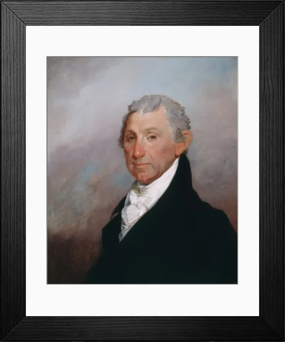 Framed Print : James Monroe, c. 1817. Creator: Gilbert Stuart Framed Print : James Monroe, c. 1817. Creator: Gilbert Stuart