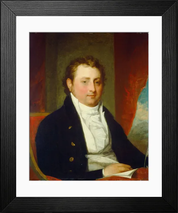 Framed Print : Edward Stow, c. 1803. Creator: Gilbert Stuart Framed Print : Edward Stow, c. 1803. Creator: Gilbert Stuart