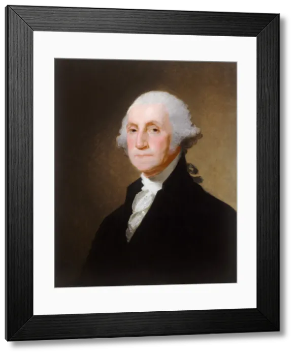 Framed Print : George Washington, c. 1821. Creator: Gilbert Stuart Framed Print : George Washington, c. 1821. Creator: Gilbert Stuart