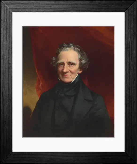 Framed Print : Self-Portrait, 1850. Creator: Thomas Sully