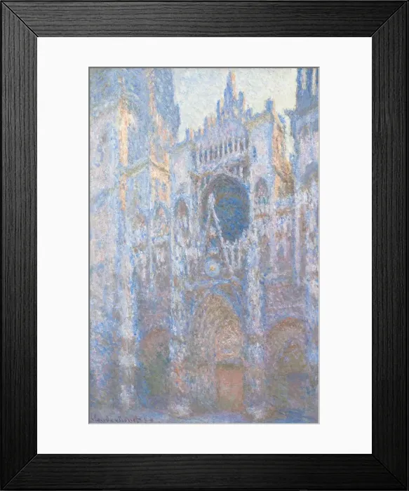 Framed Print : Rouen Cathedral, West Facade, 1894. Creator: Claude Monet Framed Print : Rouen Cathedral, West Facade, 1894. Creator: Claude Monet