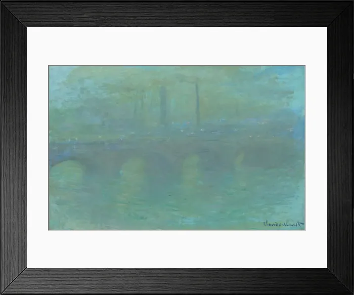 Framed Print : Waterloo Bridge, London, at Dusk, 1904. Creator: Claude Monet Framed Print : Waterloo Bridge, London, at Dusk, 1904. Creator: Claude Monet