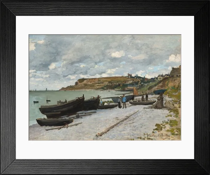 Framed Print : Sainte-Adresse, 1867. Creator: Claude Monet Framed Print : Sainte-Adresse, 1867. Creator: Claude Monet