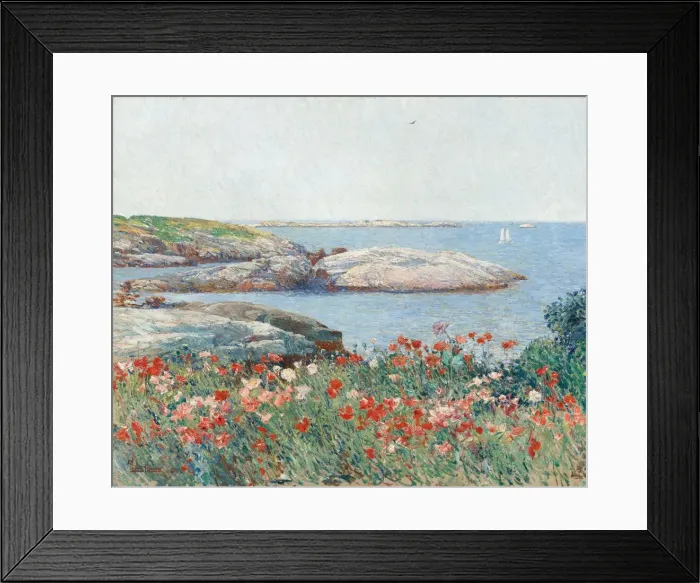 Framed Print : Poppies, Isles of Shoals, 1891. Creator: Frederick Childe Hassam Framed Print : Poppies, Isles of Shoals, 1891. Creator: Frederick Childe Hassam