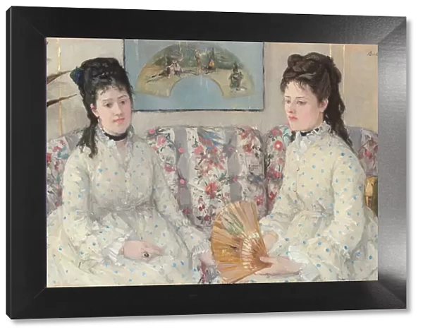 The Sisters, 1869. Creator: Berthe Morisot
