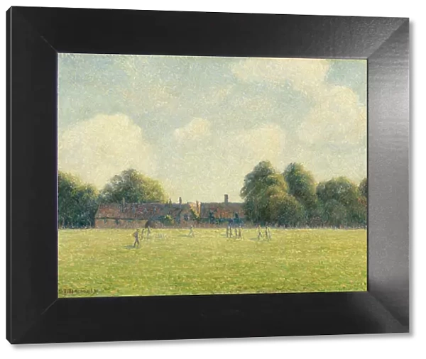 Hampton Court Green, 1891. Creator: Camille Pissarro
