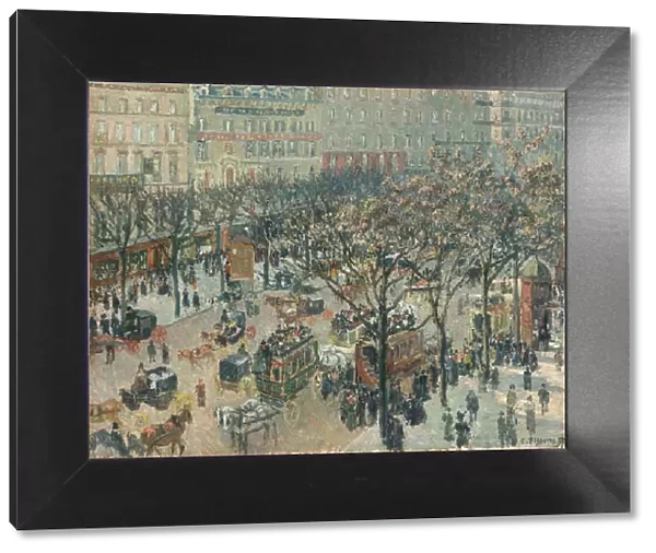 Boulevard des Italiens, Morning, Sunlight, 1897. Creator: Camille Pissarro