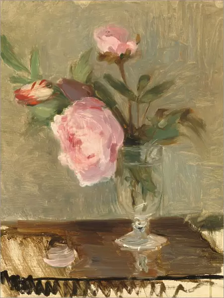 Peonies, c. 1869. Creator: Berthe Morisot