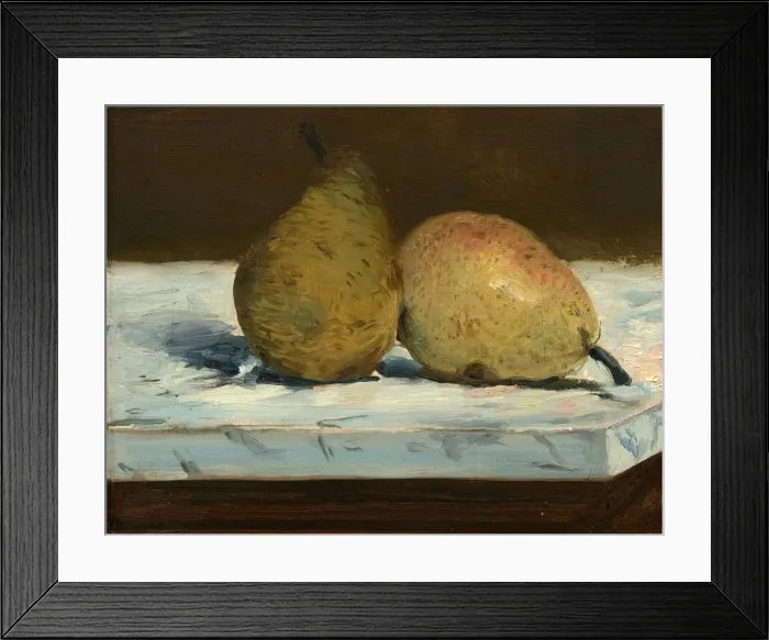 Framed Print : Pears, 1880. Creator: Edouard Manet Framed Print : Pears, 1880. Creator: Edouard Manet