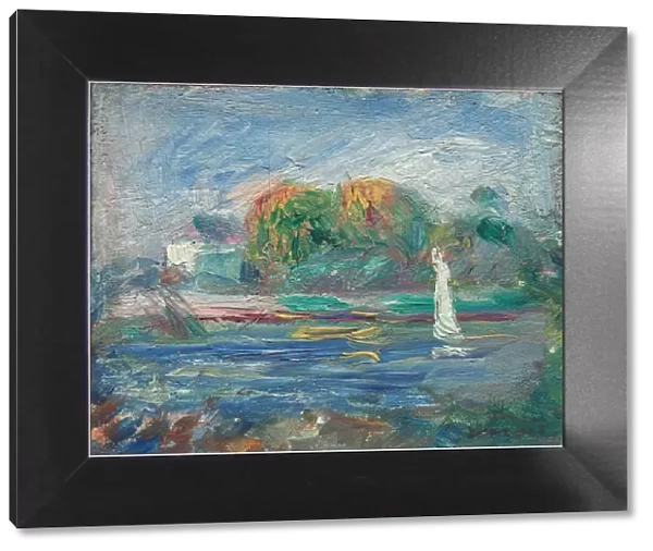 The Blue River, c. 1890  /  1900. Creator: Pierre-Auguste Renoir