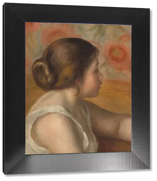 Head of a Young Girl, c. 1890. Creator: Pierre-Auguste Renoir