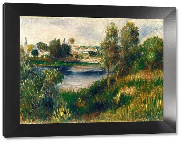 Landscape at Vetheuil, c. 1890. Creator: Pierre-Auguste Renoir