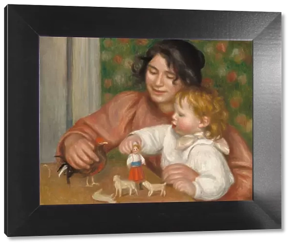 Child with Toys - Gabrielle and the Artists Son, Jean, 1895-1896