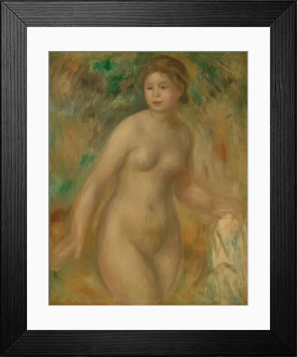 Framed Print : Nude, c. 1895. Creator: Pierre-Auguste Renoir Framed Print : Nude, c. 1895. Creator: Pierre-Auguste Renoir