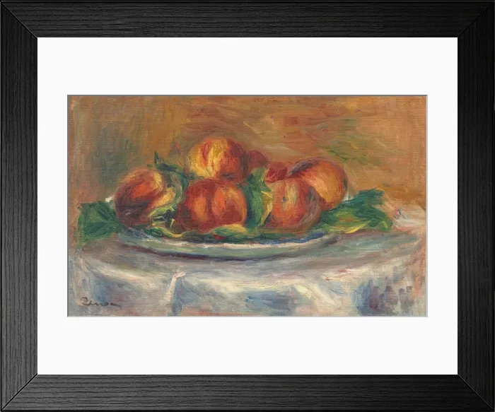 Framed Print : Peaches on a Plate, 1902 / 1905. Creator: Pierre-Auguste Renoir Framed Print : Peaches on a Plate, 1902 / 1905. Creator: Pierre-Auguste Renoir