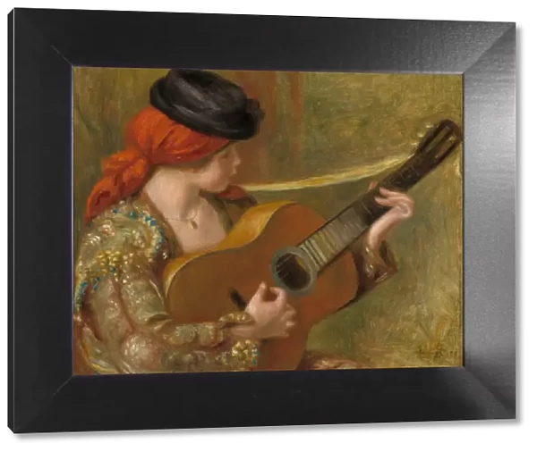Young Spanish Woman with a Guitar, 1898. Creator: Pierre-Auguste Renoir