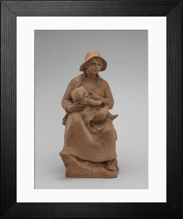 Framed Print : Maternity: Madame Renoir and Son, c. 1916. Creator: Pierre-Auguste Renoir Framed Print : Maternity: Madame Renoir and Son, c. 1916. Creator: Pierre-Auguste Renoir
