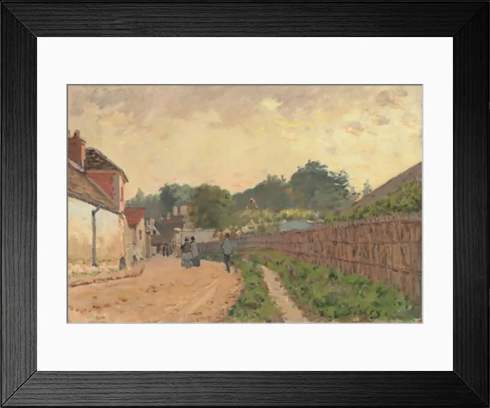 Framed Print : Marly-le-Roi, c. 1875. Creator: Alfred Sisley Framed Print : Marly-le-Roi, c. 1875. Creator: Alfred Sisley