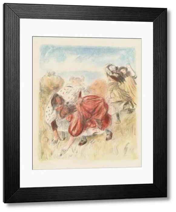 Framed Print : Children Playing Ball (Enfants jouant a la balle), 1900. Creator: Pierre-Auguste Renoir Framed Print : Children Playing Ball (Enfants jouant a la balle), 1900. Creator: Pierre-Auguste Renoir