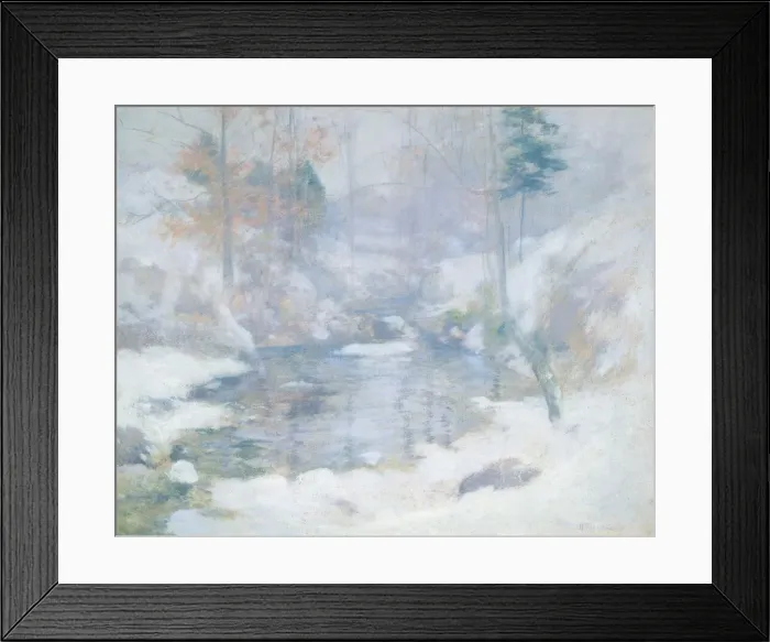 Framed Print : Winter Harmony, c. 1890 / 1900. Creator: John Henry Twachtman Framed Print : Winter Harmony, c. 1890 / 1900. Creator: John Henry Twachtman
