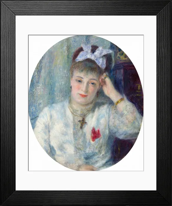 Framed Print : Marie Murer, 1877. Creator: Pierre-Auguste Renoir Framed Print : Marie Murer, 1877. Creator: Pierre-Auguste Renoir