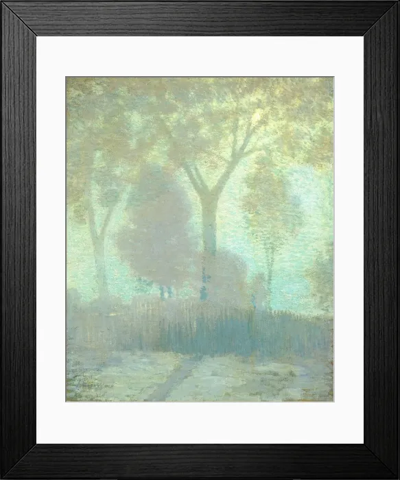 Framed Print : Moonlight, c. 1905. Creator: Julian Alden Weir Framed Print : Moonlight, c. 1905. Creator: Julian Alden Weir
