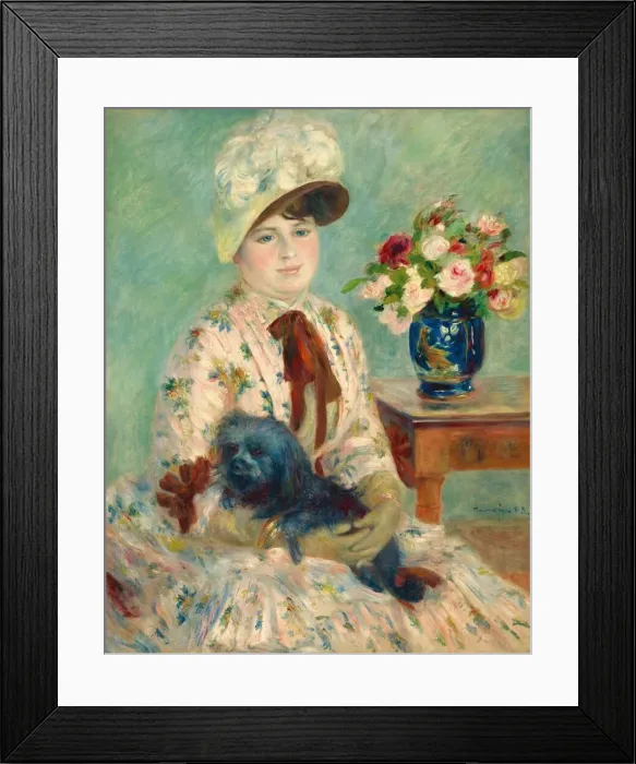 Framed Print : Mlle Charlotte Berthier, 1883. Creator: Pierre-Auguste Renoir Framed Print : Mlle Charlotte Berthier, 1883. Creator: Pierre-Auguste Renoir
