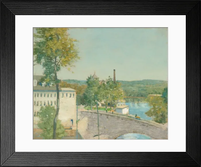 Framed Print : U. S. Thread Company Mills, Willimantic, Connecticut, c. 1893 / 1897 Framed Print : U. S. Thread Company Mills, Willimantic, Connecticut, c. 1893 / 1897