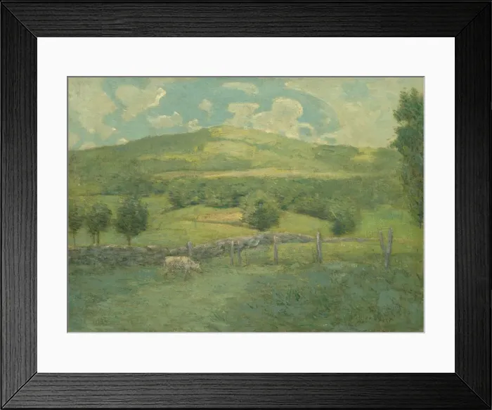 Framed Print : Obweebetuck, c. 1908. Creator: Julian Alden Weir Framed Print : Obweebetuck, c. 1908. Creator: Julian Alden Weir