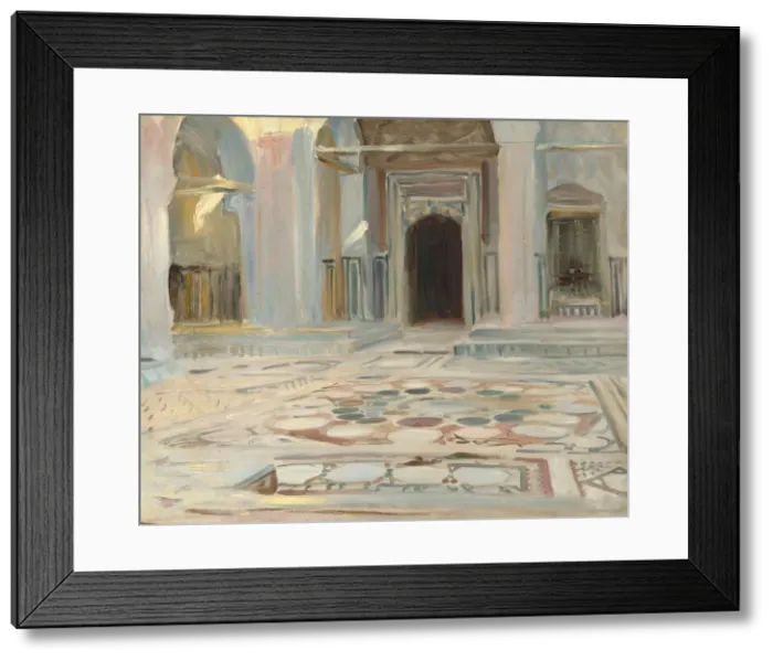 Framed Print : Pavement, Cairo, 1891. Creator: John Singer Sargent Framed Print : Pavement, Cairo, 1891. Creator: John Singer Sargent