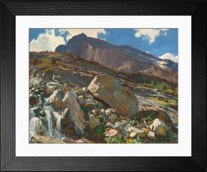 Framed Print : Simplon Pass, 1911. Creator: John Singer Sargent Framed Print : Simplon Pass, 1911. Creator: John Singer Sargent
