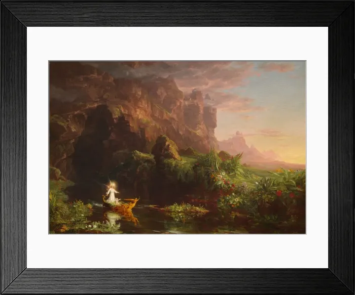 Framed Print : The Voyage of Life: Childhood, 1842. Creator: Thomas Cole Framed Print : The Voyage of Life: Childhood, 1842. Creator: Thomas Cole