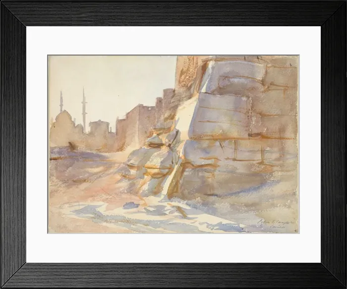 Framed Print : Cairo, c. 1891. Creator: John Singer Sargent Framed Print : Cairo, c. 1891. Creator: John Singer Sargent