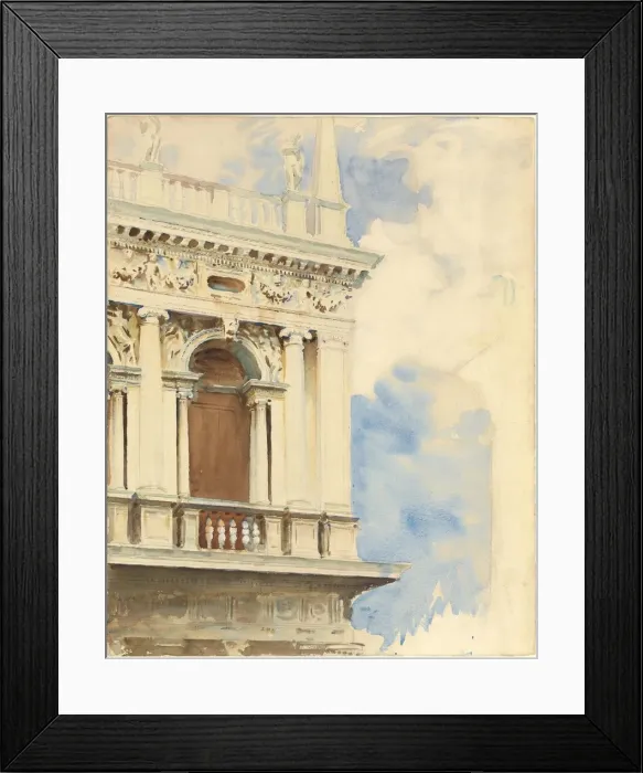 Framed Print : A Corner of the Library in Venice, 1904 / 1907. Creator: John Singer Sargent Framed Print : A Corner of the Library in Venice, 1904 / 1907. Creator: John Singer Sargent