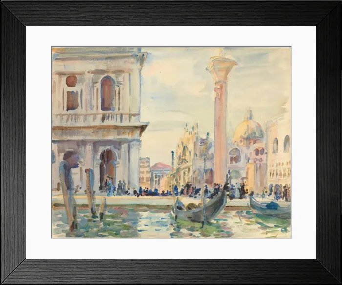 Framed Print : The Piazzetta, c. 1911. Creator: John Singer Sargent Framed Print : The Piazzetta, c. 1911. Creator: John Singer Sargent