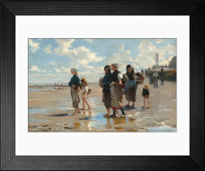 Framed Print : En route pour la peche (Setting Out to Fish), 1878. Creator: John Singer Sargent Framed Print : En route pour la peche (Setting Out to Fish), 1878. Creator: John Singer Sargent
