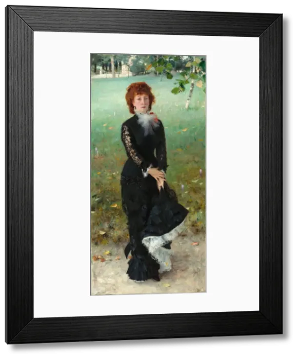 Framed Print : Marie Buloz Pailleron (Madame Edouard Pailleron), 1879. Creator: John Singer Sargent Framed Print : Marie Buloz Pailleron (Madame Edouard Pailleron), 1879. Creator: John Singer Sargent