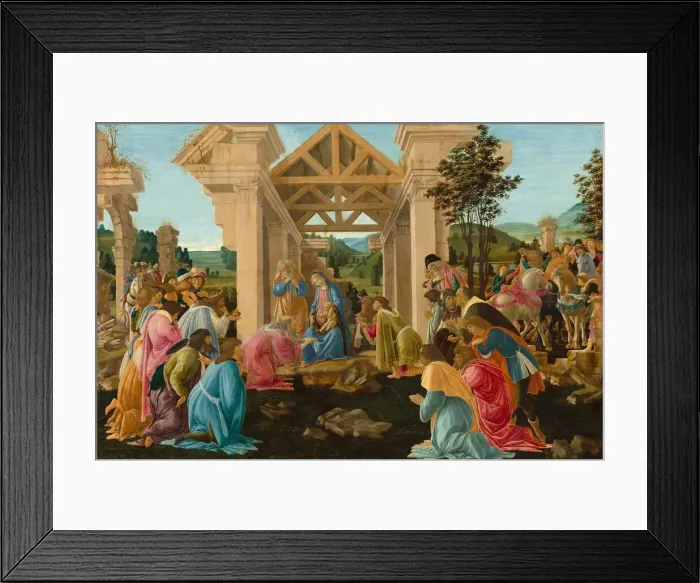 Framed Print : The Adoration of the Magi, c. 1478 / 1482. Creator: Sandro Botticelli Framed Print : The Adoration of the Magi, c. 1478 / 1482. Creator: Sandro Botticelli
