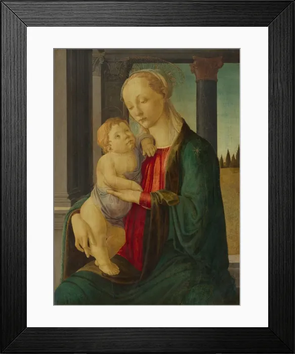 Framed Print : Madonna and Child, c. 1470. Creator: Sandro Botticelli
