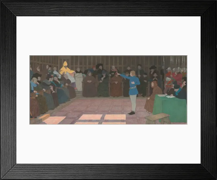 Framed Print : The Trial of Joan of Arc (Joan of Arc series: VI), c. late 1909-early 1910 Framed Print : The Trial of Joan of Arc (Joan of Arc series: VI), c. late 1909-early 1910