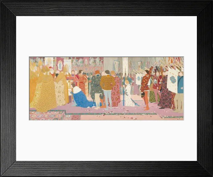 Framed Print : The Crowning at Rheims of the Dauphin (Joan of Arc series: V), 1907 Framed Print : The Crowning at Rheims of the Dauphin (Joan of Arc series: V), 1907